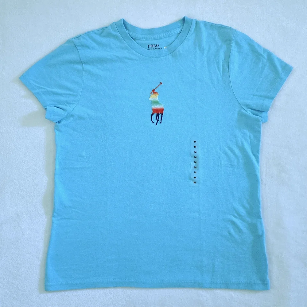 POLO🏇 by Ralph Lauren POLO Embroidered🪡 Horse🐴 Graphic Tee👕 - NWT - Picture 10 of 13